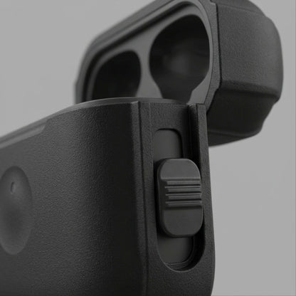 A macro photo shows the textured silicone and precise latching of the KeyBudz ElementProof case.