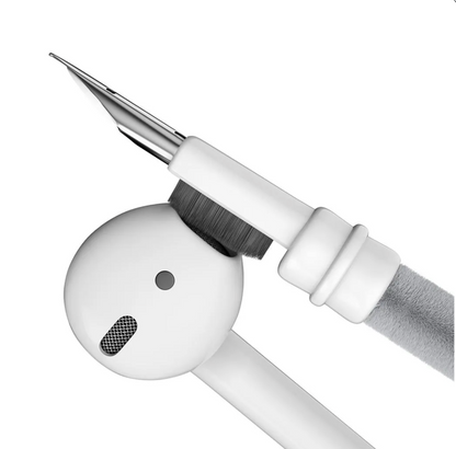 KeyBudz AirCare 1.5 cleaning kit for AirPods – cleaning kit with precision tools and hygiene accessories - White