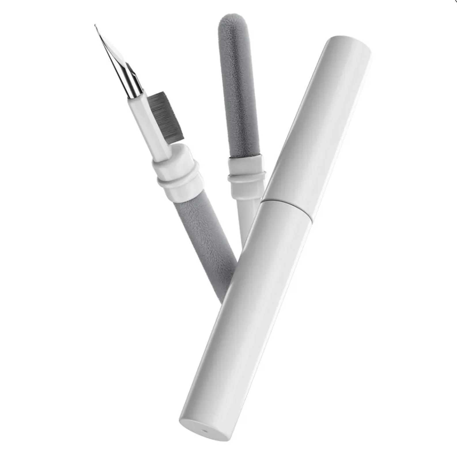 KeyBudz AirCare 1.5 cleaning kit for AirPods – cleaning kit with precision tools and hygiene accessories - White