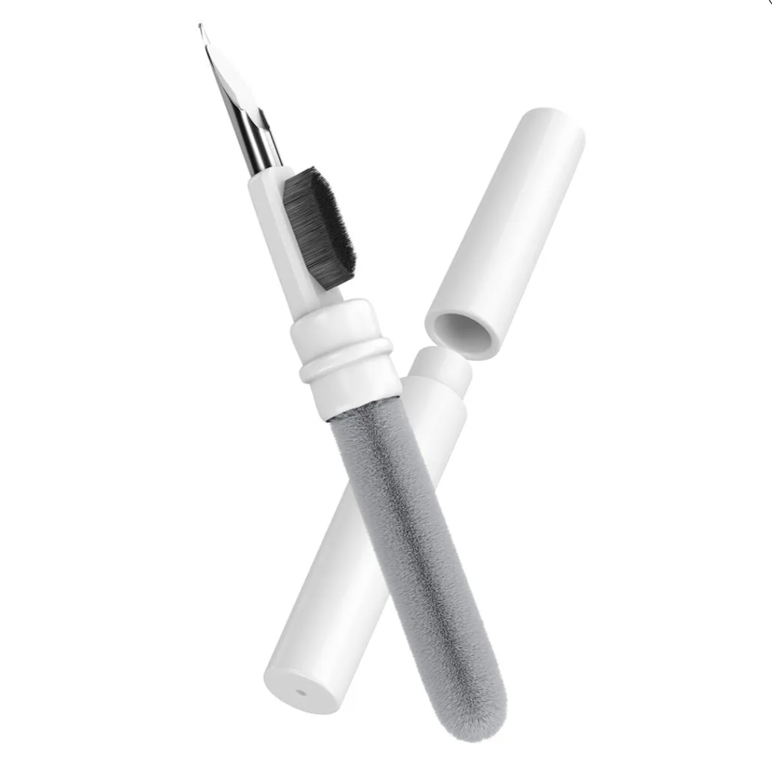 KeyBudz AirCare 1.5 cleaning kit for AirPods – cleaning kit with precision tools and hygiene accessories - White